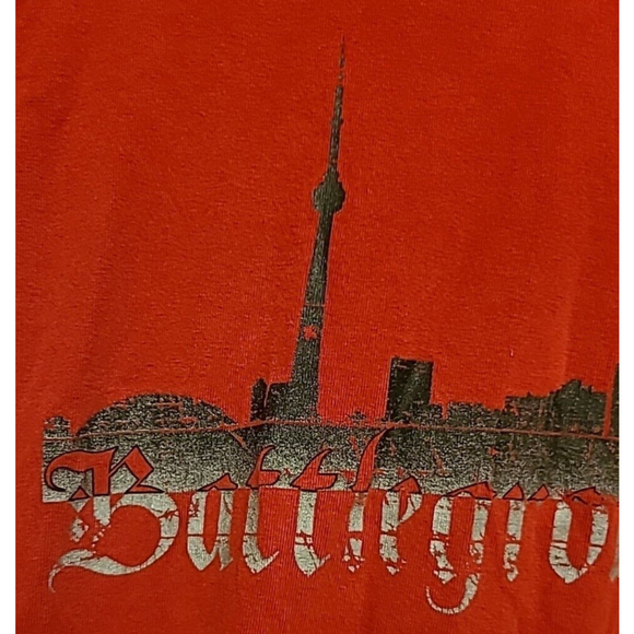 Vintage Nike Battlegrounds Basketball Toronto TShirt Size Medium Made In Canada - Picture 3 of 7